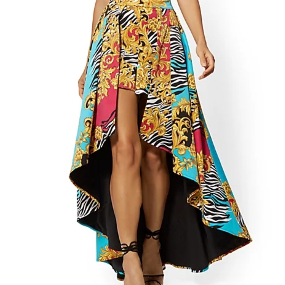 Elegant Multicolor Women's Skirt